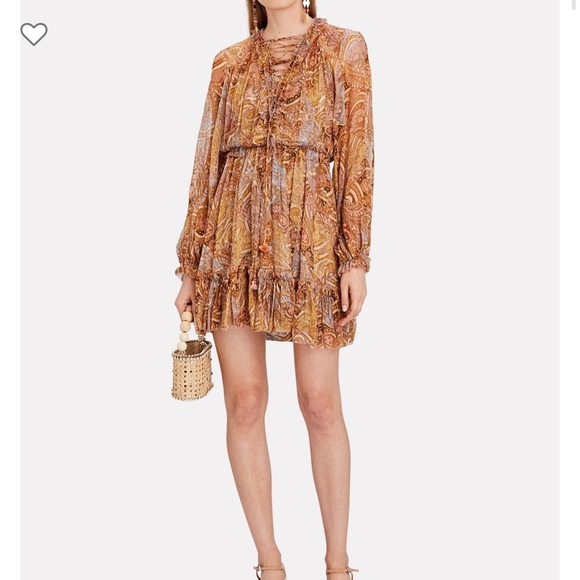 Zimmermann dress concert lace up size 0